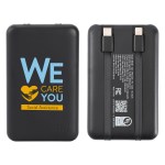 Guild 5000mAh UL-Listed Power Bank with Built-in Cables - Black Guild 5000mAh UL-Listed Power Bank with Built-in Cables - Black