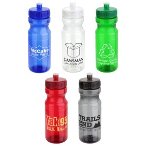 Cycler 24 oz PET Eco-Polyclear™ Bottle with Push-Pull Lid 1 Cycler 24 oz PET Eco-Polyclear™ Bottle with Push-Pull Lid 1