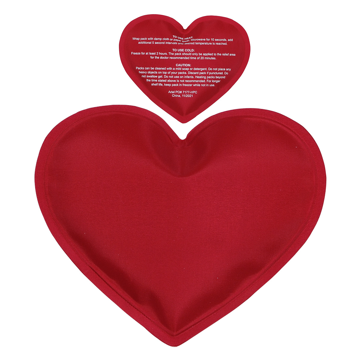Heart Nylon-Covered Hot/Cold Pack 1