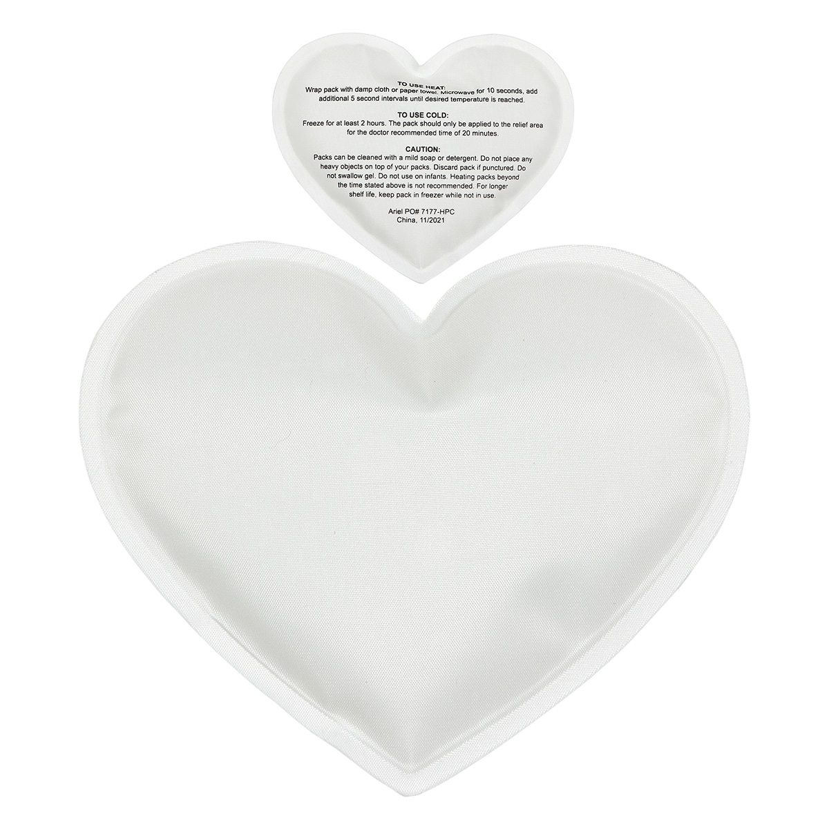 Heart Nylon-Covered Hot/Cold Pack 1