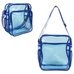 Diamond Clear TPU Messenger Bag - Blue Diamond Clear TPU Messenger Bag - Blue