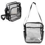 Diamond Clear TPU Messenger Bag - Clear Diamond Clear TPU Messenger Bag - Clear