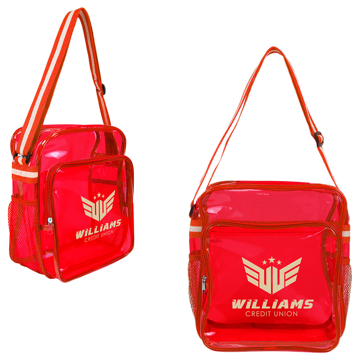 Diamond Clear TPU Messenger Bag 1