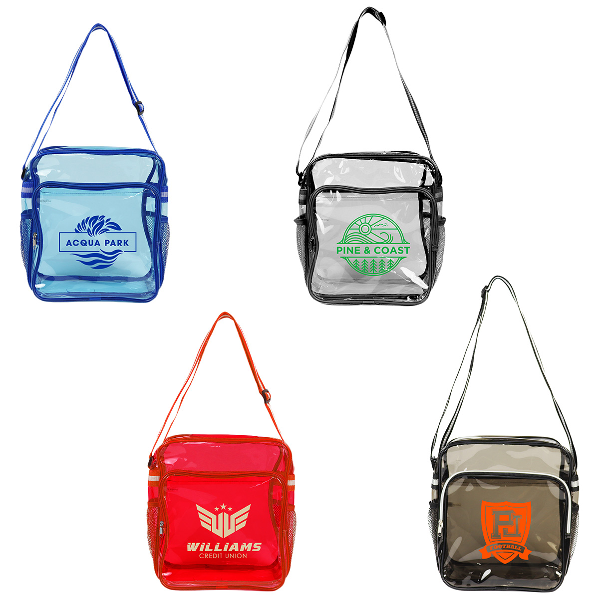 Diamond Clear TPU Messenger Bag 1