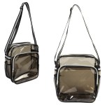 Diamond Clear TPU Messenger Bag - Smoke Diamond Clear TPU Messenger Bag - Smoke