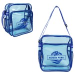 Diamond Clear TPU Messenger Bag - Blue Diamond Clear TPU Messenger Bag - Blue