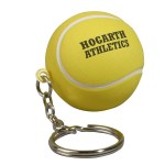 Tennis Ball Stress Reliever Key Chain - Yellow Tennis Ball Stress Reliever Key Chain - Yellow