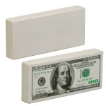 $100 Bill Stress Reliever - White $100 Bill Stress Reliever - White