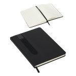 Soft-Cover Journal w/ Elastic Pen Holder - Black Soft-Cover Journal w/ Elastic Pen Holder - Black