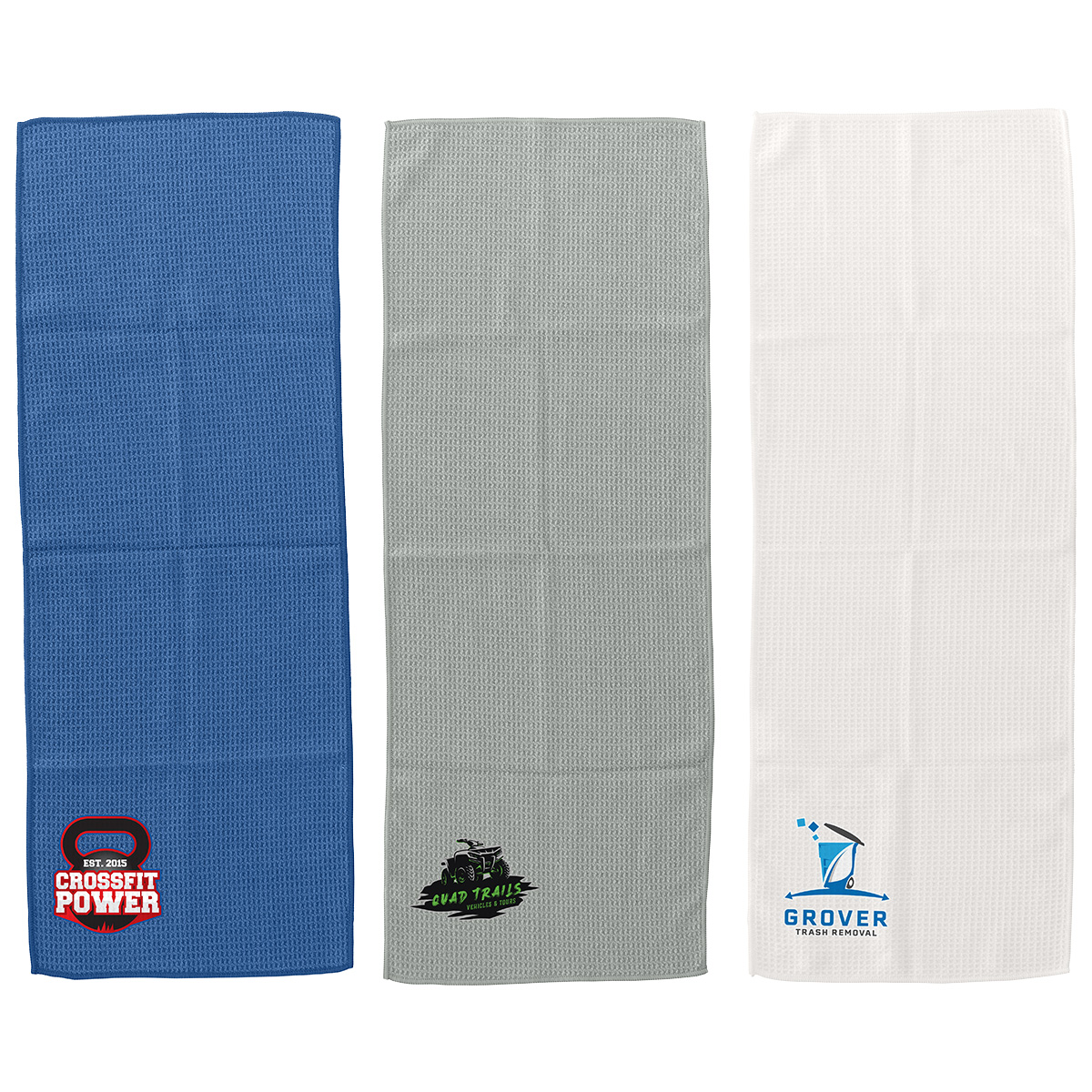 Gridiron 12" x 32" Waffle Microfiber Sports Towel 1