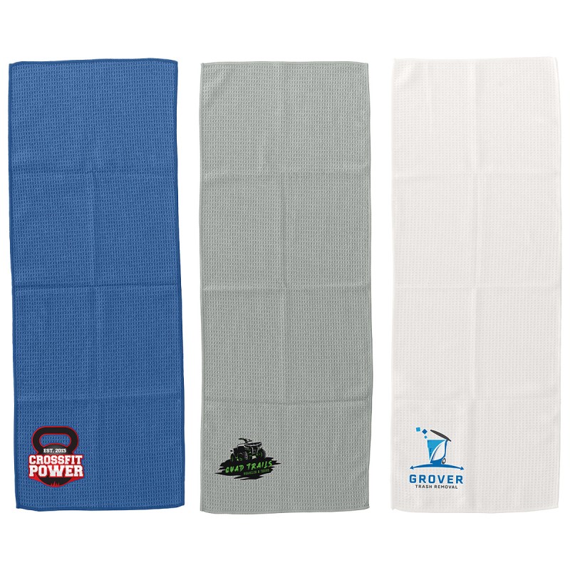 Gridiron 12" x 32" Waffle Microfiber Sports Towel 1 Gridiron 12" x 32" Waffle Microfiber Sports Towel 1