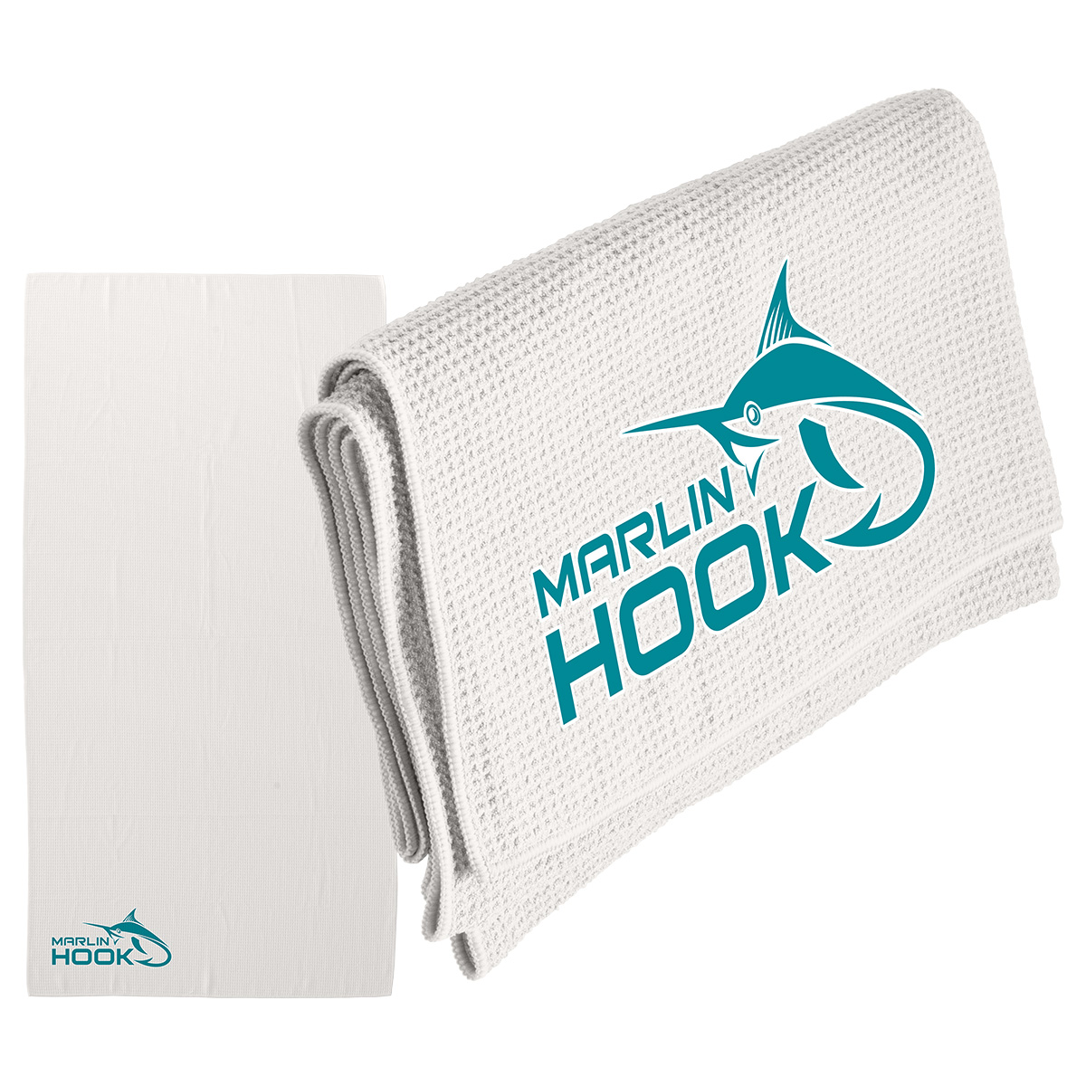 Seaside 30" x 60" Waffle Microfiber Beach Towel 1