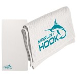 Seaside 30" x 60" Waffle Microfiber Beach Towel - White Seaside 30" x 60" Waffle Microfiber Beach Towel - White