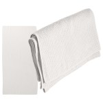 Seaside 30" x 60" Waffle Microfiber Beach Towel - White Seaside 30" x 60" Waffle Microfiber Beach Towel - White