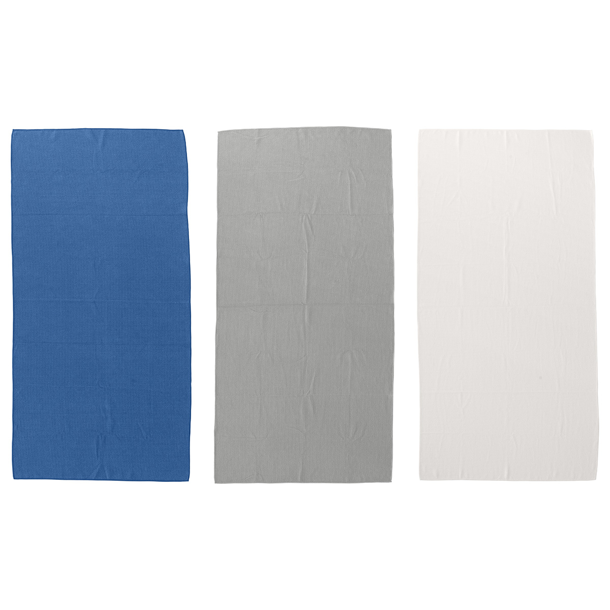 Seaside 30" x 60" Waffle Microfiber Beach Towel 1
