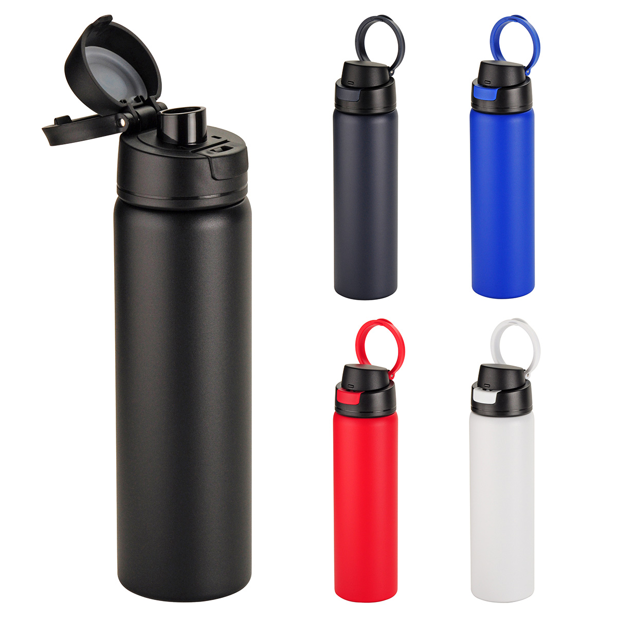 Cabrio 24 oz Recycled Stainless Steel Vacuum Insulated Bottle 1