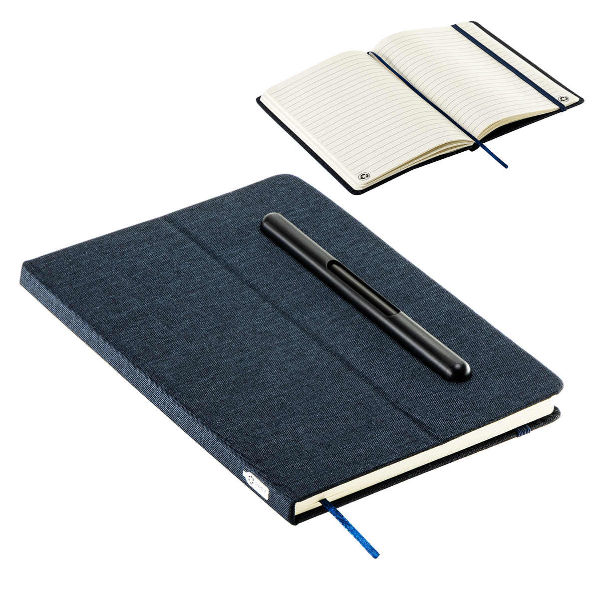 Boardroom Hardcover Journal with Built-In Phone Stand and Pen 1