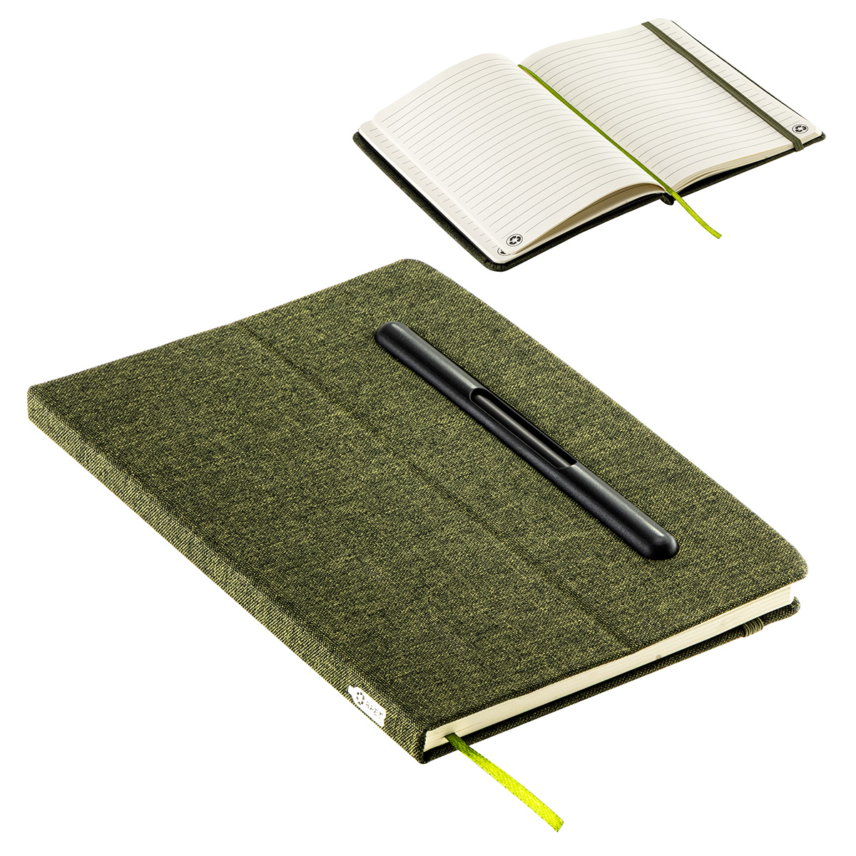 Boardroom Hardcover Journal with Built-In Phone Stand and Pen 1