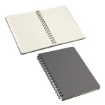 Parley Repreve® Recycled Textured Hardcover Spiral Notebook - Gray Parley Repreve® Recycled Textured Hardcover Spiral Notebook - Gray