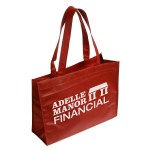 Tropic Breeze Non-Woven Tote - Burgundy Tropic Breeze Non-Woven Tote - Burgundy