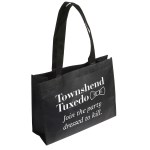 Tropic Breeze Non-Woven Tote - Black Tropic Breeze Non-Woven Tote - Black