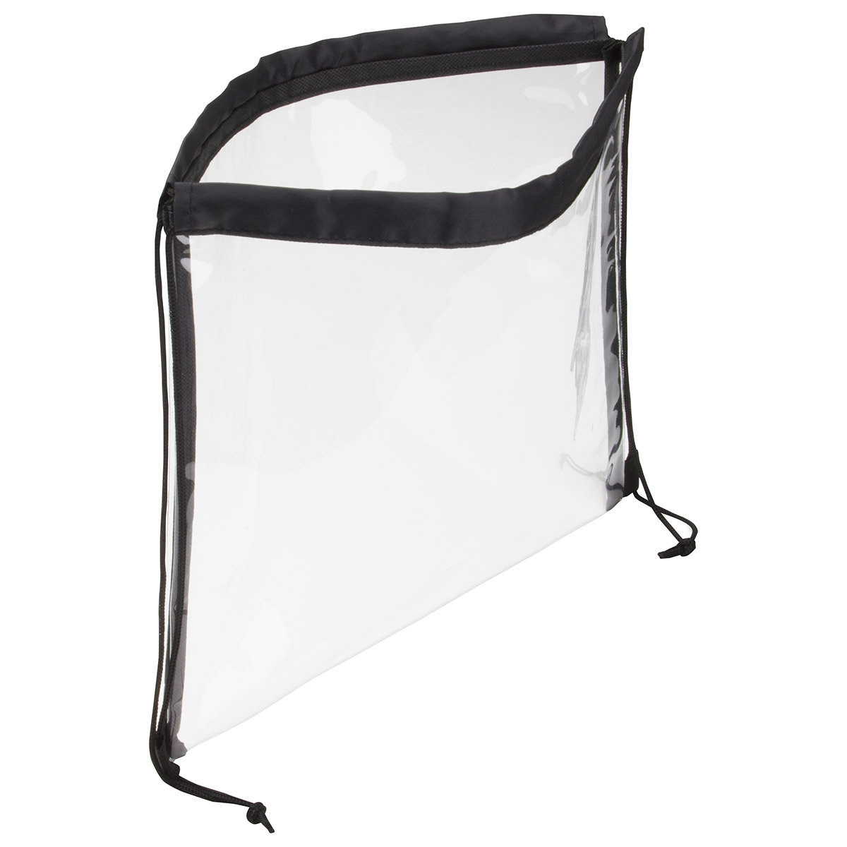 Clear Vinyl Bag with Drawstring 1