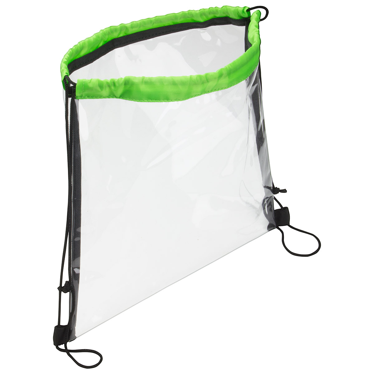 Clear Vinyl Bag with Drawstring 1
