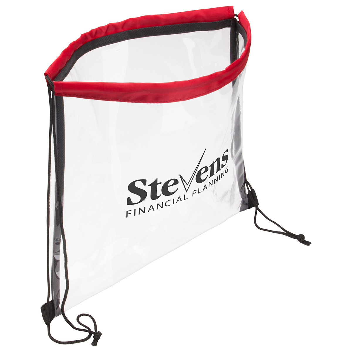 Clear Vinyl Bag with Drawstring 1