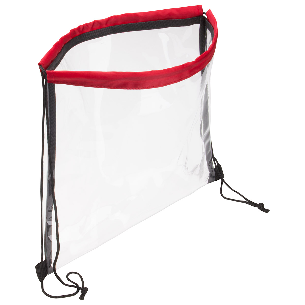 Clear Vinyl Bag with Drawstring 1