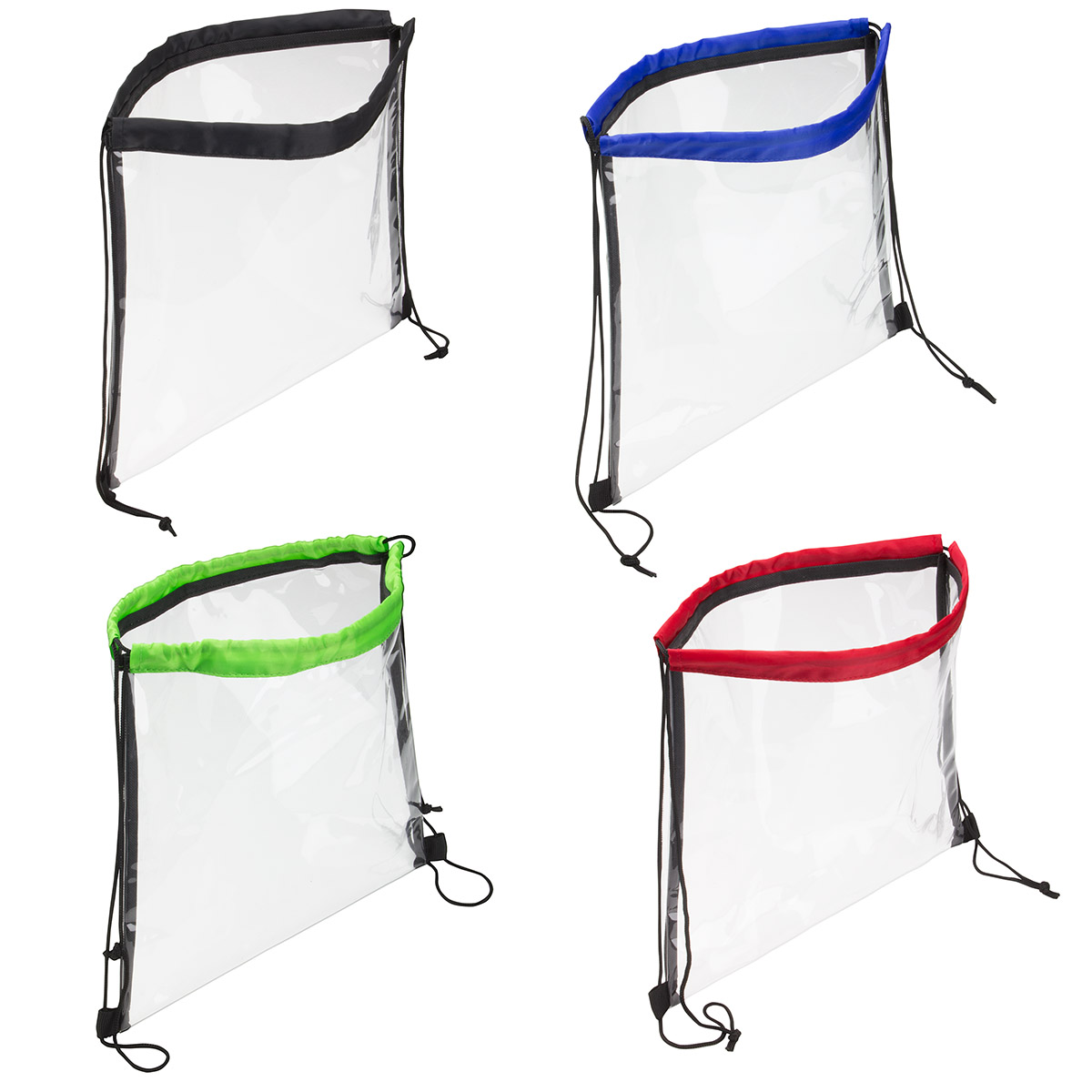 Clear Vinyl Bag with Drawstring 1