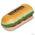 Sub Sandwich Stress Reliever - Brown/Green/Red Sub Sandwich Stress Reliever - Brown/Green/Red