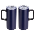 Mirage 17 oz Vacuum Insulated Stainless Steel Mug - Navy Blue Mirage 17 oz Vacuum Insulated Stainless Steel Mug - Navy Blue