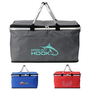 Jamboree Insulated Hard Frame Picnic Basket 1 Jamboree Insulated Hard Frame Picnic Basket 1