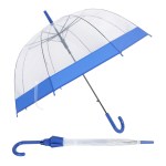 Dome 46" Arc Auto-Open Clear-View Umbrella - Royal Blue Dome 46" Arc Auto-Open Clear-View Umbrella - Royal Blue