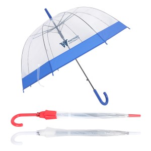 Dome 46" Arc Auto-Open Clear-View Umbrella 1 Dome 46" Arc Auto-Open Clear-View Umbrella 1