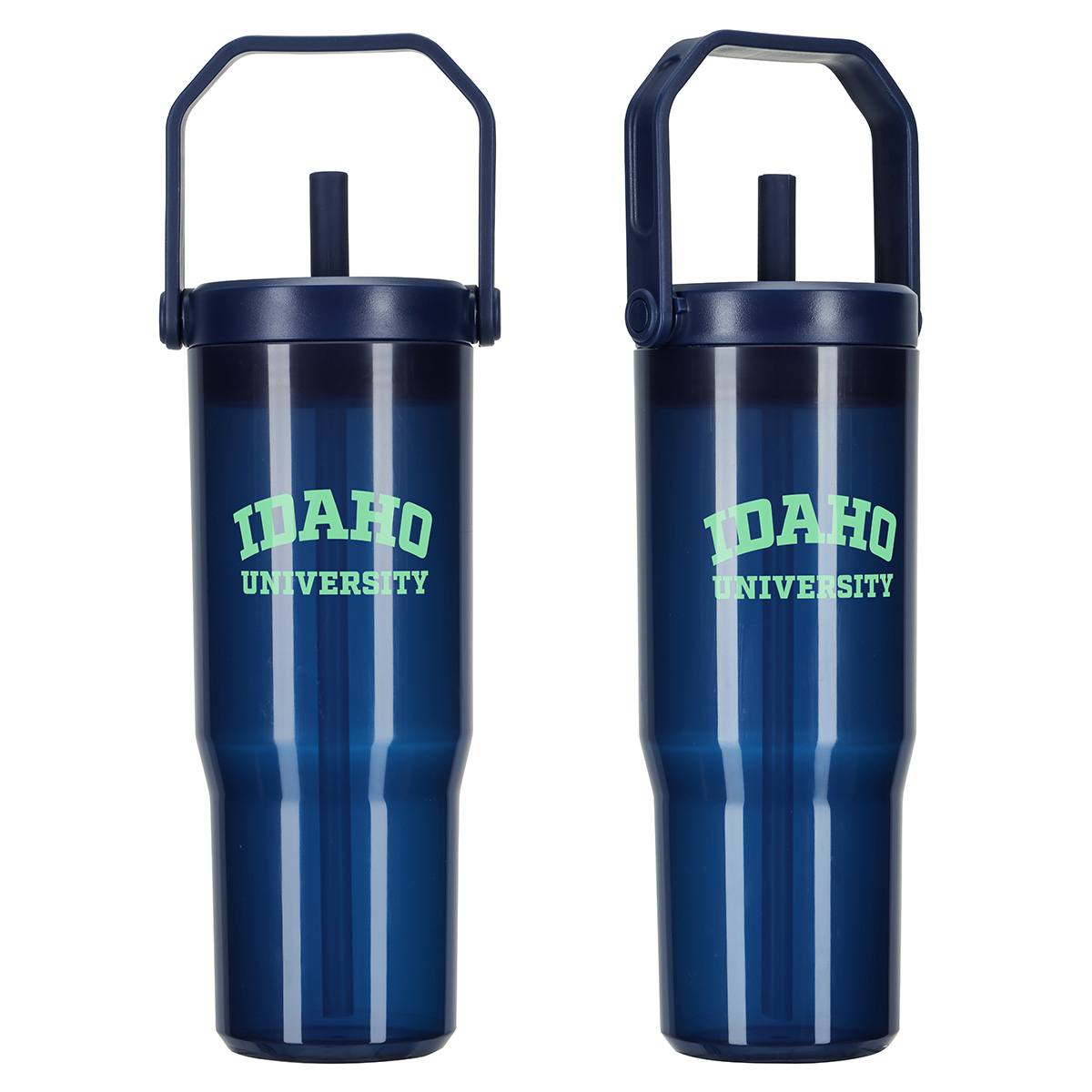 All Day 30 oz Recycled Polypropylene Silicone Straw Tumbler w/ Handle 1