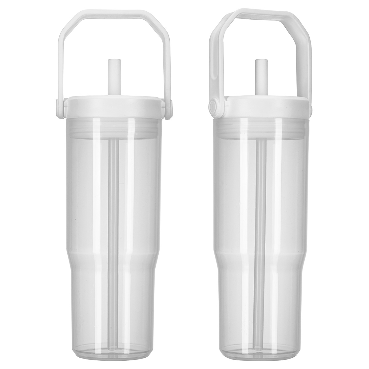 All Day 30 oz Recycled Polypropylene Silicone Straw Tumbler w/ Handle 1