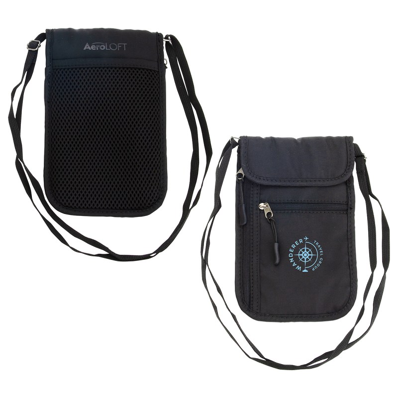AeroLOFT® Jet Black Safety Organizer Neck Wallet 1 AeroLOFT® Jet Black Safety Organizer Neck Wallet 1