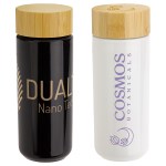 Milan 10 oz Ceramic Tumbler with Bamboo Lid 1 Milan 10 oz Ceramic Tumbler with Bamboo Lid 1