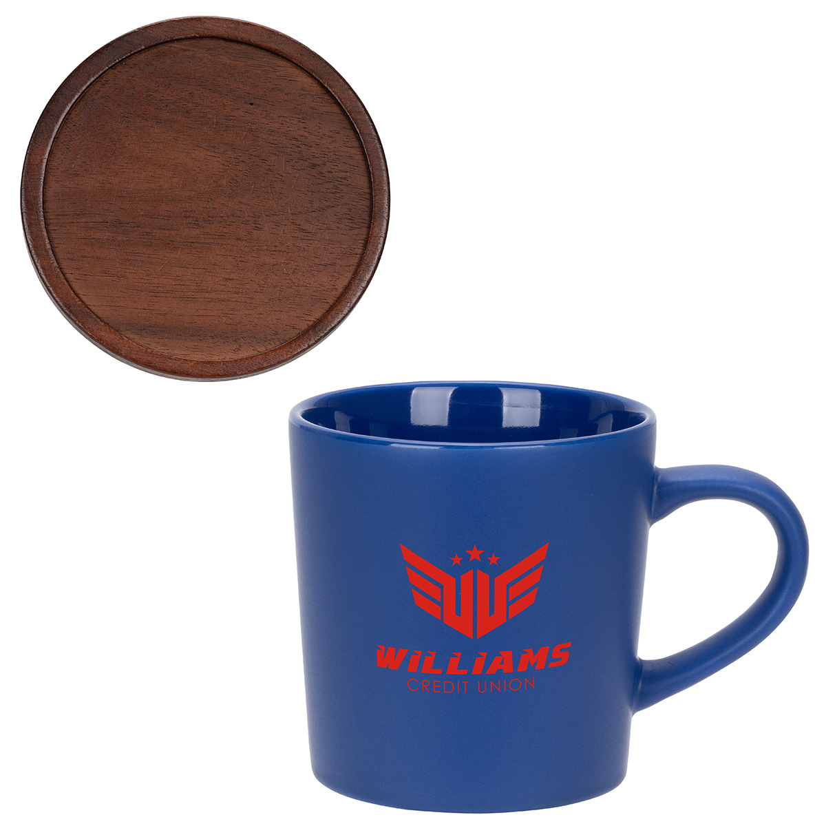 Circo 16 oz Ceramic Mug with Wooden Lid 1