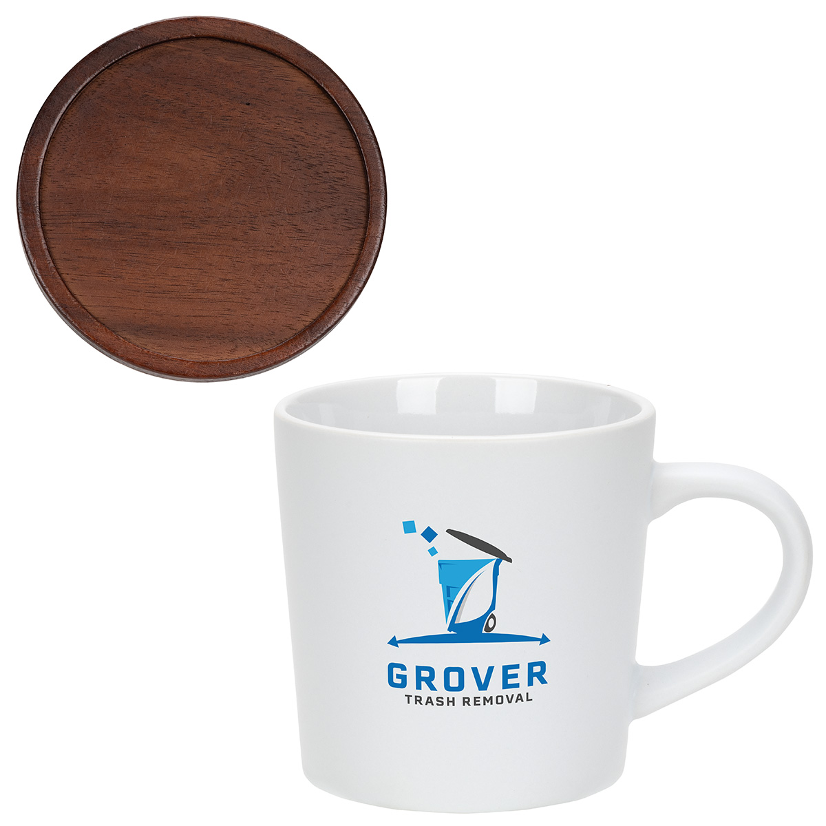 Circo 16 oz Ceramic Mug with Wooden Lid 1