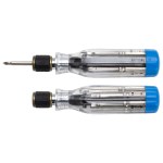 Best Buddy Tools® 6-in-1 Quick Release Screwdriver - Blue/Clear Best Buddy Tools® 6-in-1 Quick Release Screwdriver - Blue/Clear