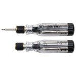 Best Buddy Tools® 6-in-1 Quick Release Screwdriver - Black/Clear Best Buddy Tools® 6-in-1 Quick Release Screwdriver - Black/Clear