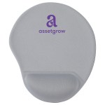 Wave Non-Slip Mouse Pad with Gel Wrist Rest - Gray Wave Non-Slip Mouse Pad with Gel Wrist Rest - Gray
