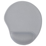 Wave Non-Slip Mouse Pad with Gel Wrist Rest - Gray Wave Non-Slip Mouse Pad with Gel Wrist Rest - Gray