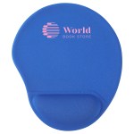 Wave Non-Slip Mouse Pad with Gel Wrist Rest - Royal Blue Wave Non-Slip Mouse Pad with Gel Wrist Rest - Royal Blue