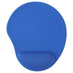 Wave Non-Slip Mouse Pad with Gel Wrist Rest - Royal Blue Wave Non-Slip Mouse Pad with Gel Wrist Rest - Royal Blue