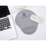 Wave Non-Slip Mouse Pad with Gel Wrist Rest - Gray Wave Non-Slip Mouse Pad with Gel Wrist Rest - Gray