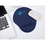 Wave Non-Slip Mouse Pad with Gel Wrist Rest - Navy Blue Wave Non-Slip Mouse Pad with Gel Wrist Rest - Navy Blue