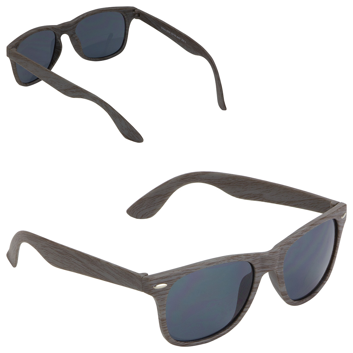 Sebring UV400 Wood Grain Sunglasses 1